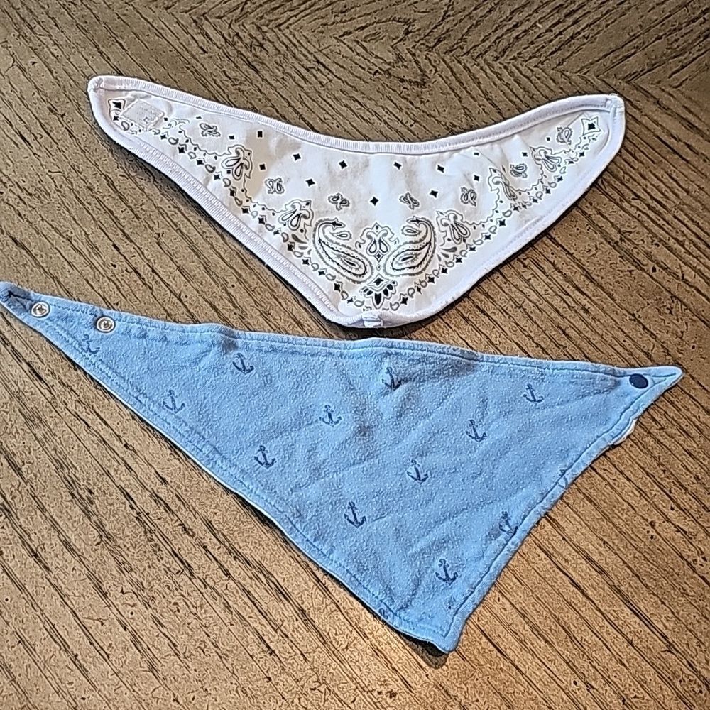 Baby bandana and nautical bib